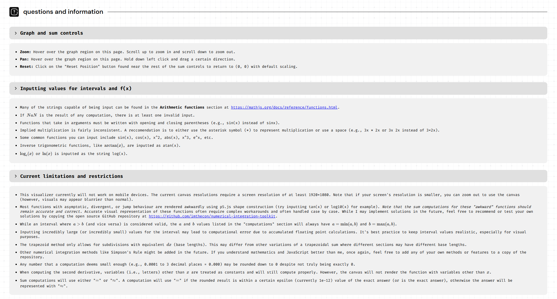 q&a section